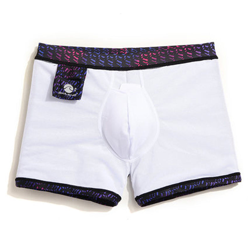 Men's Anti Embarrassing Boxer Swimming Trunks