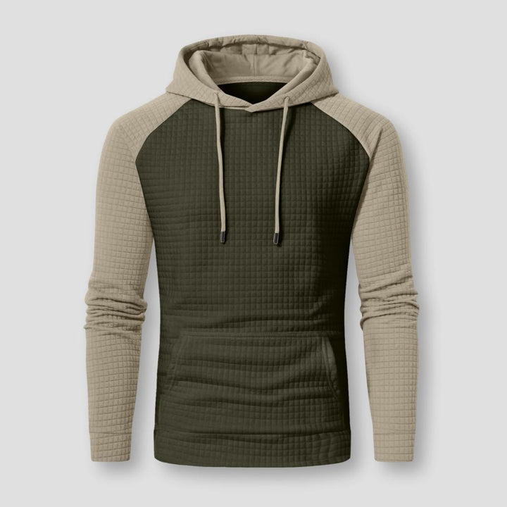 Men's Color Blocking Sweater Casual Sports Fitness Hoodie