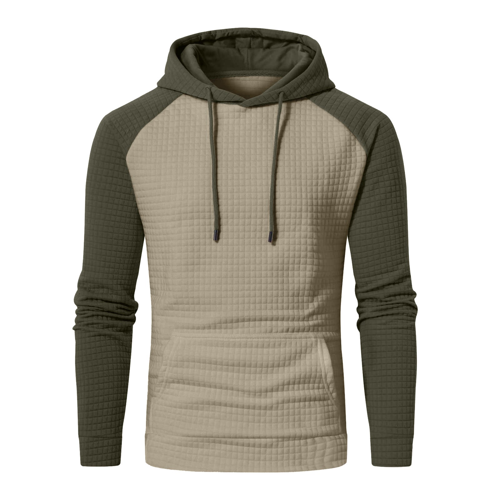 Men's Color Blocking Sweater Casual Sports Fitness Hoodie